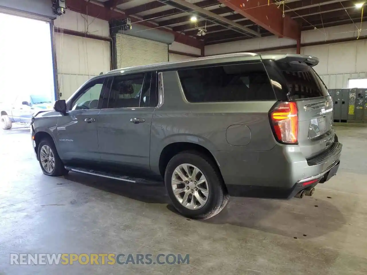 2 Photograph of a damaged car 1GNSCFKD1PR363987 CHEVROLET SUBURBAN 2023