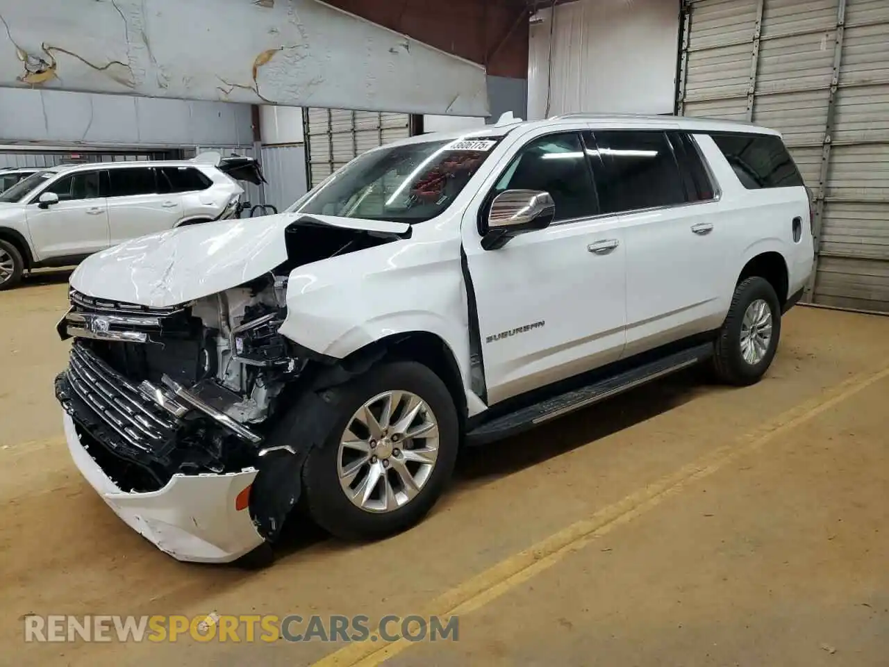 1 Photograph of a damaged car 1GNSCFKD2PR516148 CHEVROLET SUBURBAN 2023