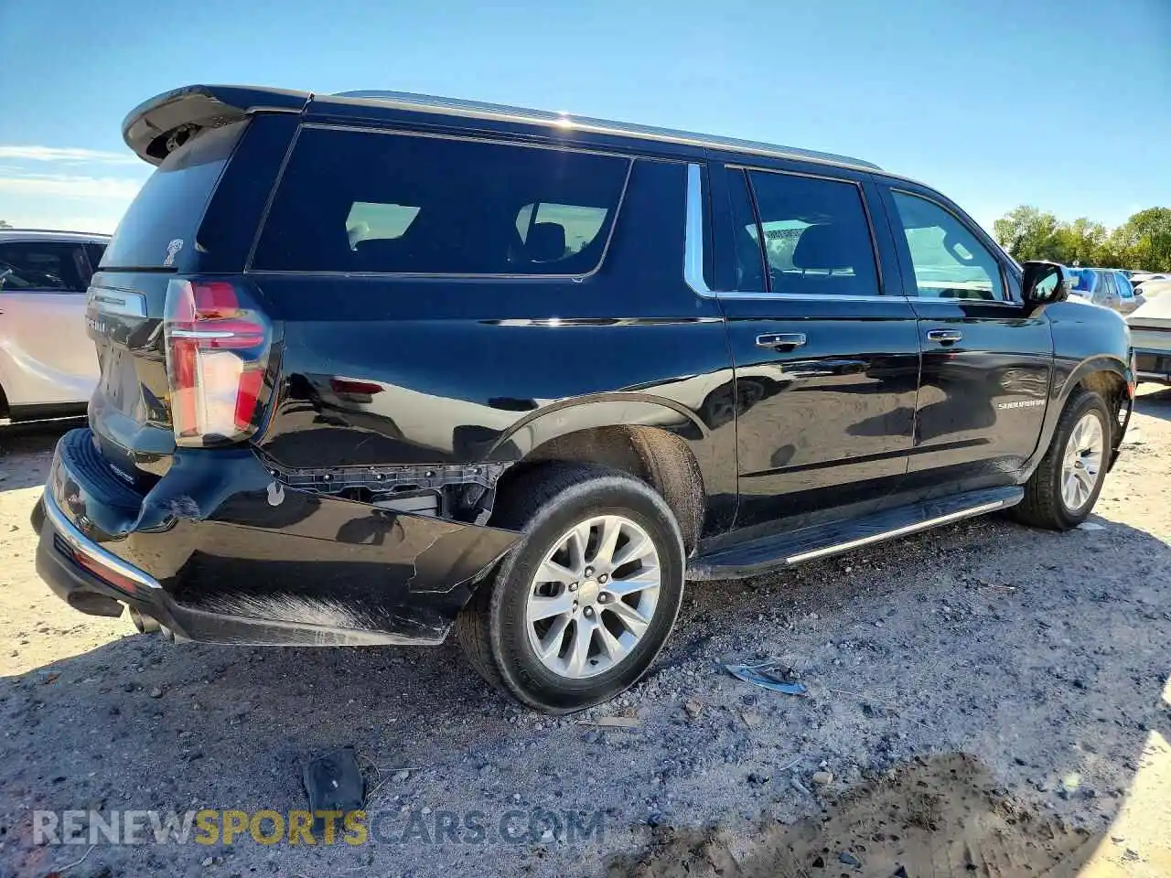 3 Photograph of a damaged car 1GNSCFKD3PR116325 CHEVROLET SUBURBAN 2023
