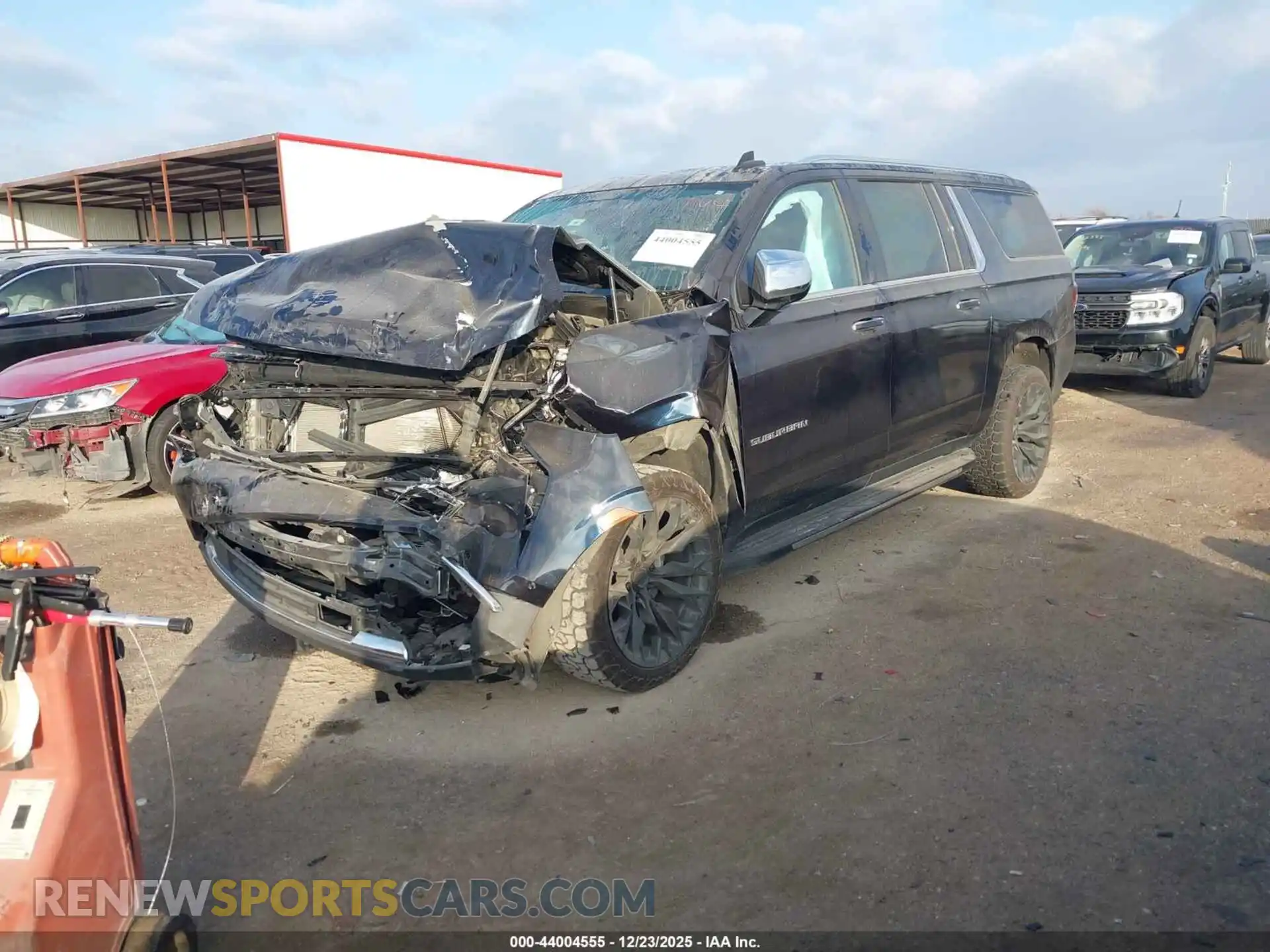 2 Photograph of a damaged car 1GNSCFKD3PR298446 CHEVROLET SUBURBAN 2023