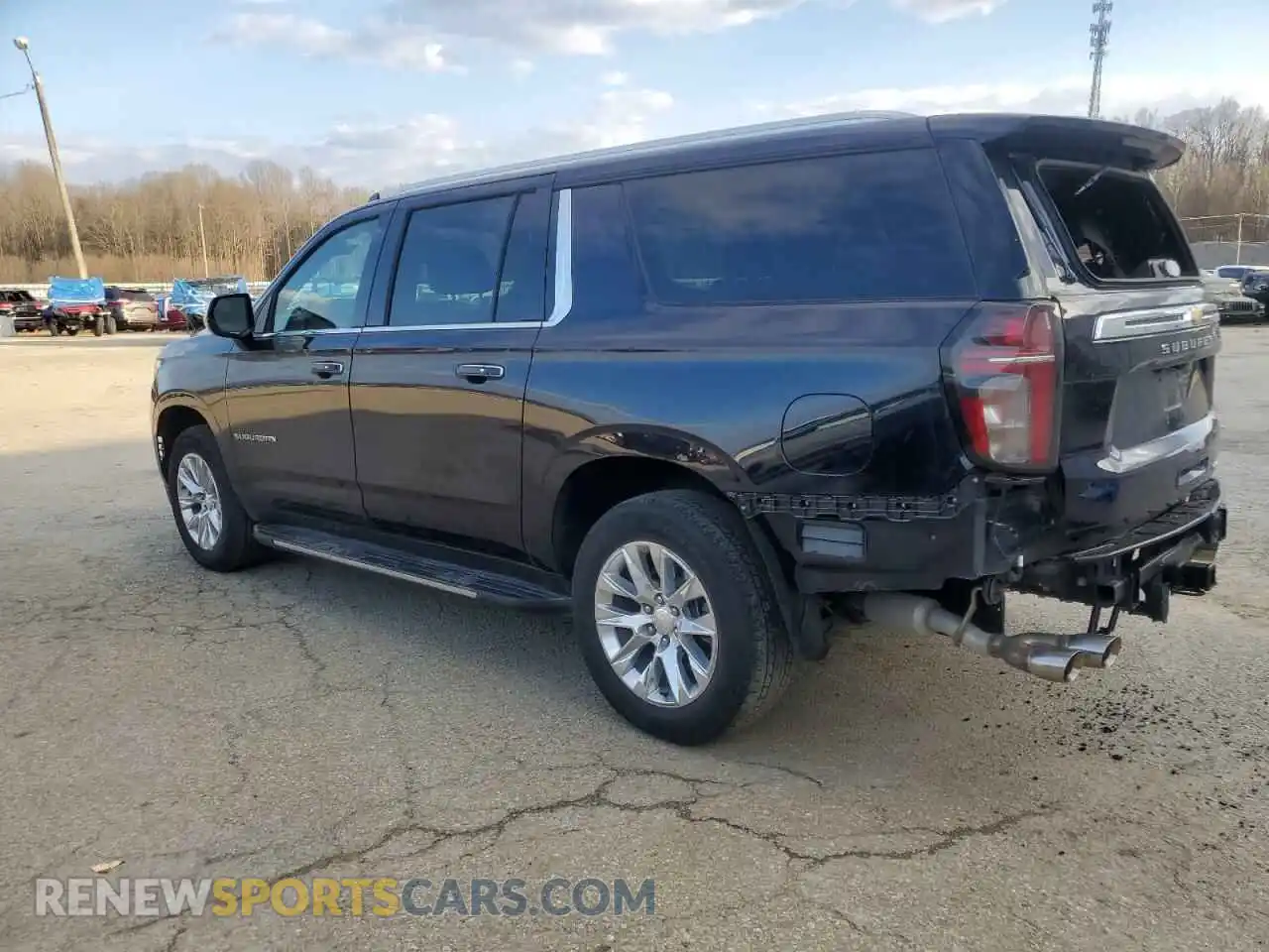 2 Photograph of a damaged car 1GNSCFKD3PR299404 CHEVROLET SUBURBAN 2023