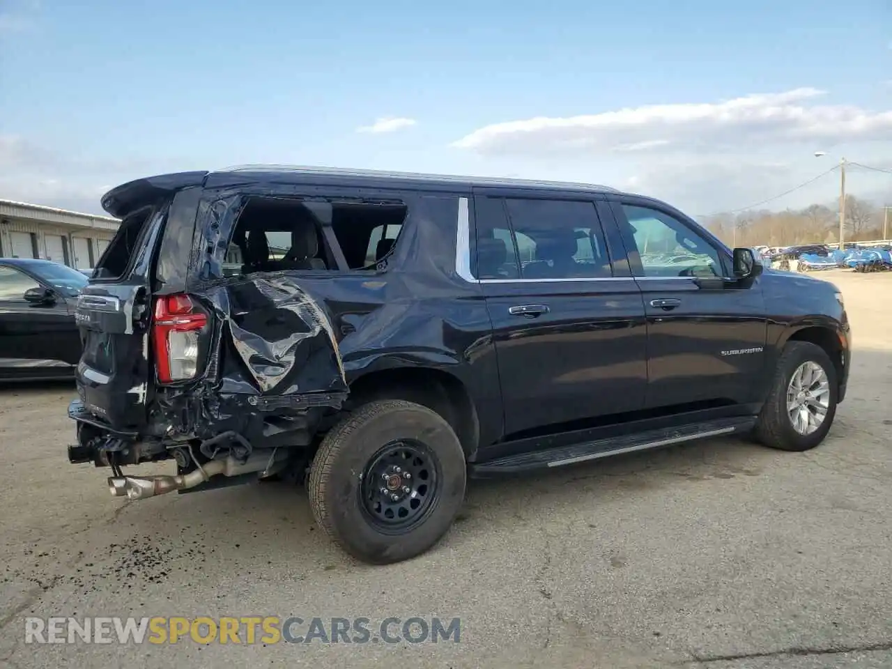 3 Photograph of a damaged car 1GNSCFKD3PR299404 CHEVROLET SUBURBAN 2023