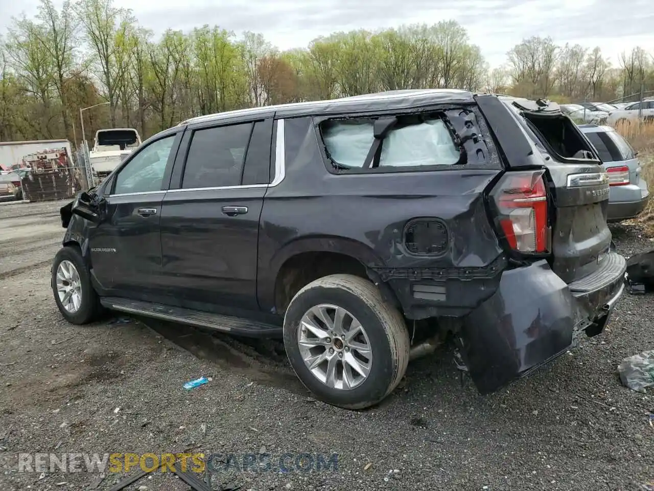 2 Photograph of a damaged car 1GNSCFKD4PR305629 CHEVROLET SUBURBAN 2023