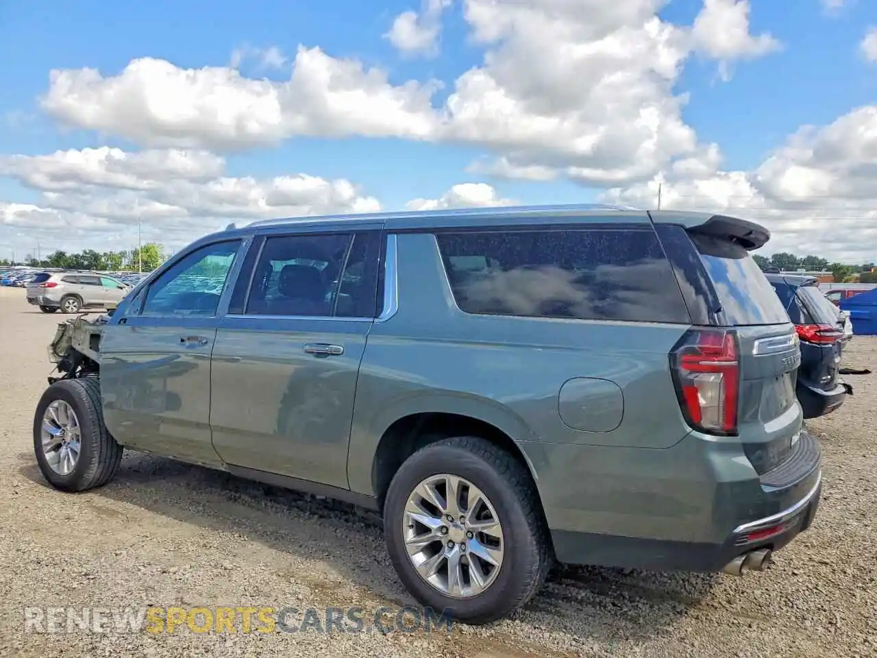 2 Photograph of a damaged car 1GNSCFKD4PR477577 CHEVROLET SUBURBAN 2023