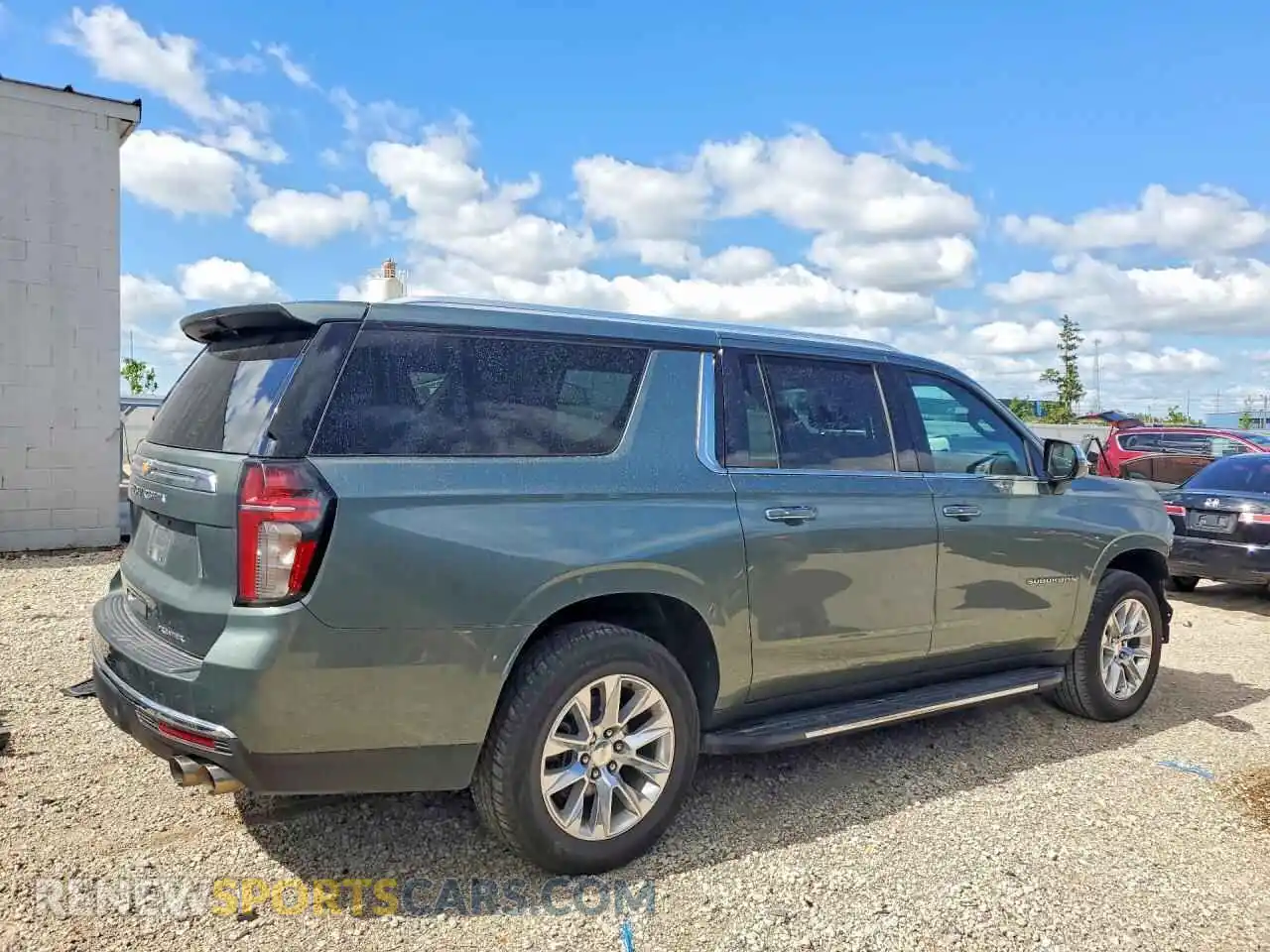 3 Photograph of a damaged car 1GNSCFKD4PR477577 CHEVROLET SUBURBAN 2023