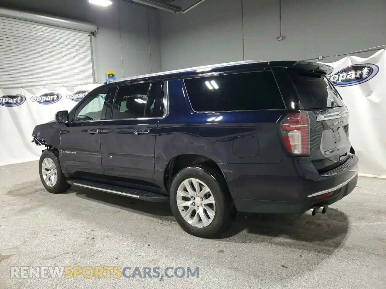 2 Photograph of a damaged car 1GNSCFKD4PR527765 CHEVROLET SUBURBAN 2023