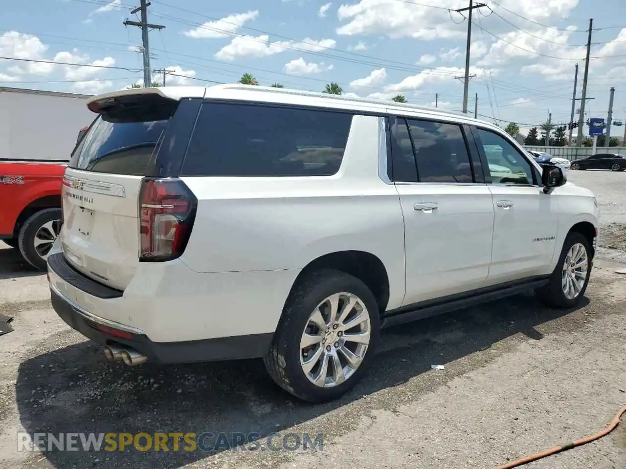 3 Photograph of a damaged car 1GNSCFKD7PR205475 CHEVROLET SUBURBAN 2023