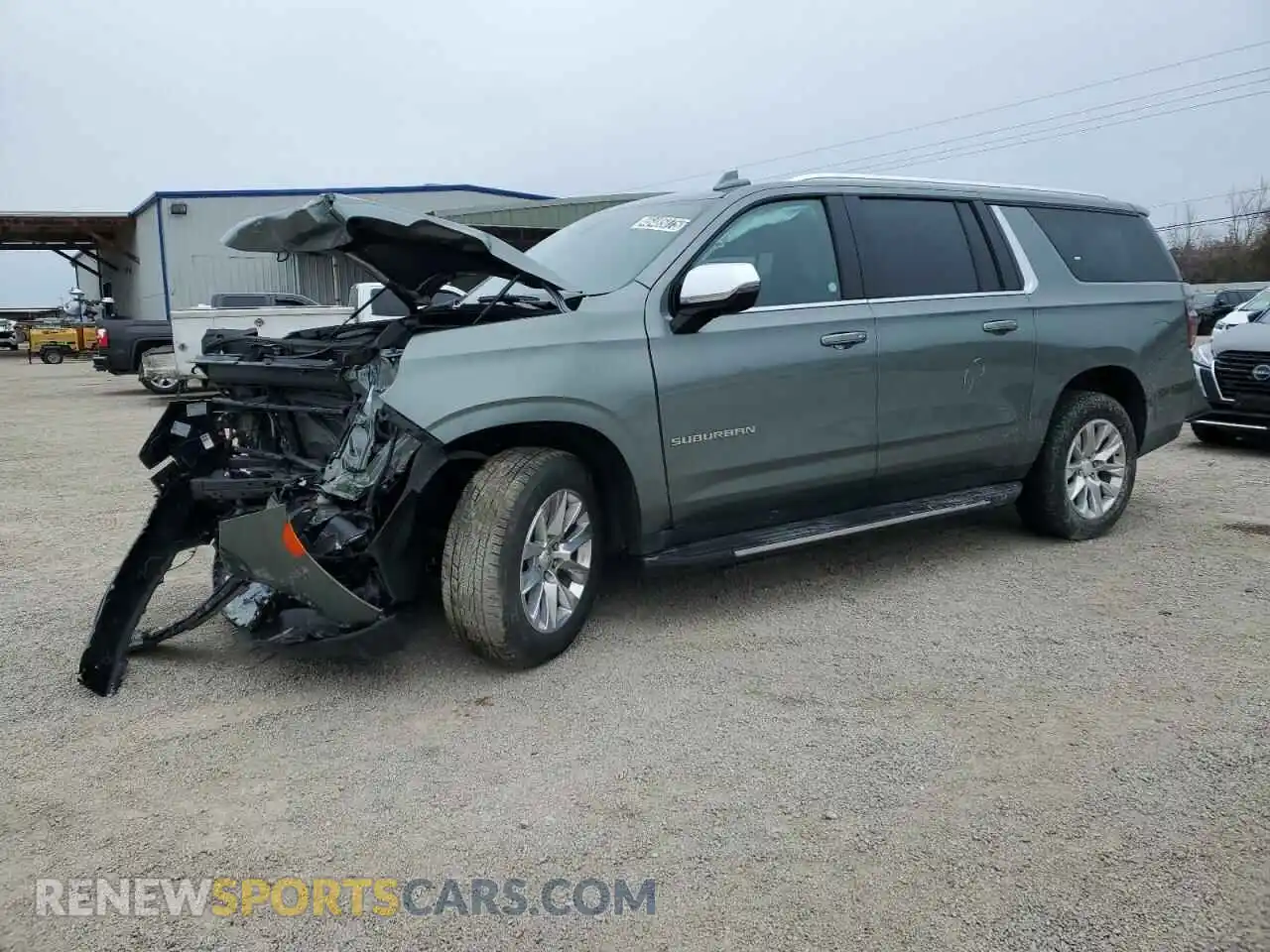 1 fotografías del automóvil dañado 1GNSCFKD8PR476982 CHEVROLET SUBURBAN 2023