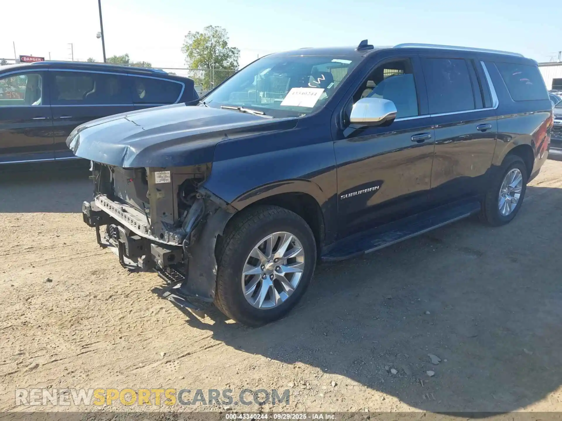2 Photograph of a damaged car 1GNSCFKD9PR477090 CHEVROLET SUBURBAN 2023
