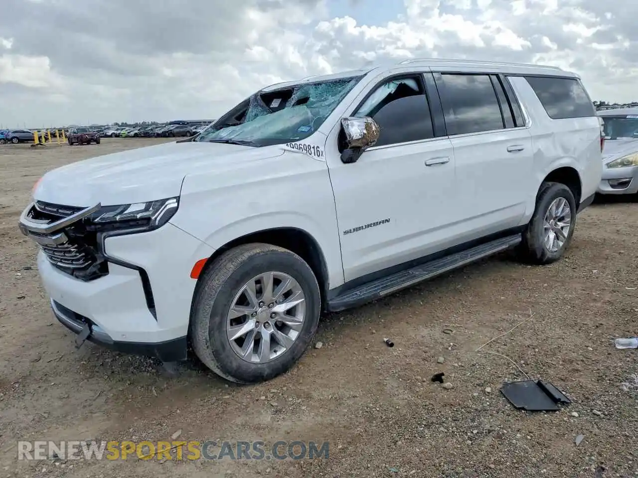 1 Photograph of a damaged car 1GNSCFKDXPR179616 CHEVROLET SUBURBAN 2023