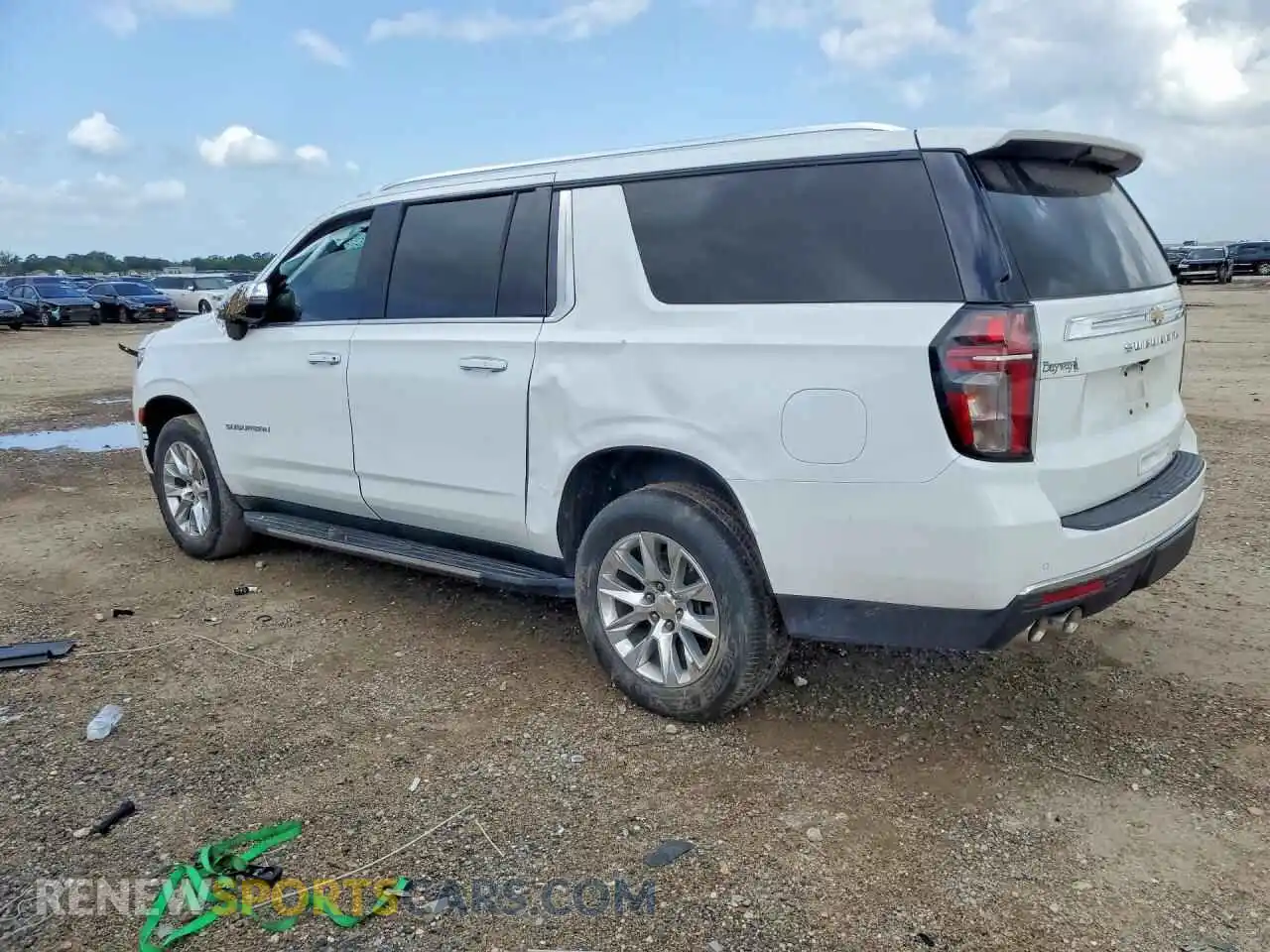 2 Photograph of a damaged car 1GNSCFKDXPR179616 CHEVROLET SUBURBAN 2023