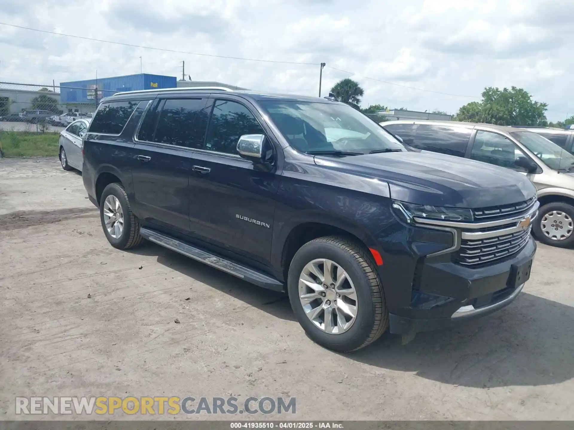 1 Photograph of a damaged car 1GNSCFKDXPR380853 CHEVROLET SUBURBAN 2023