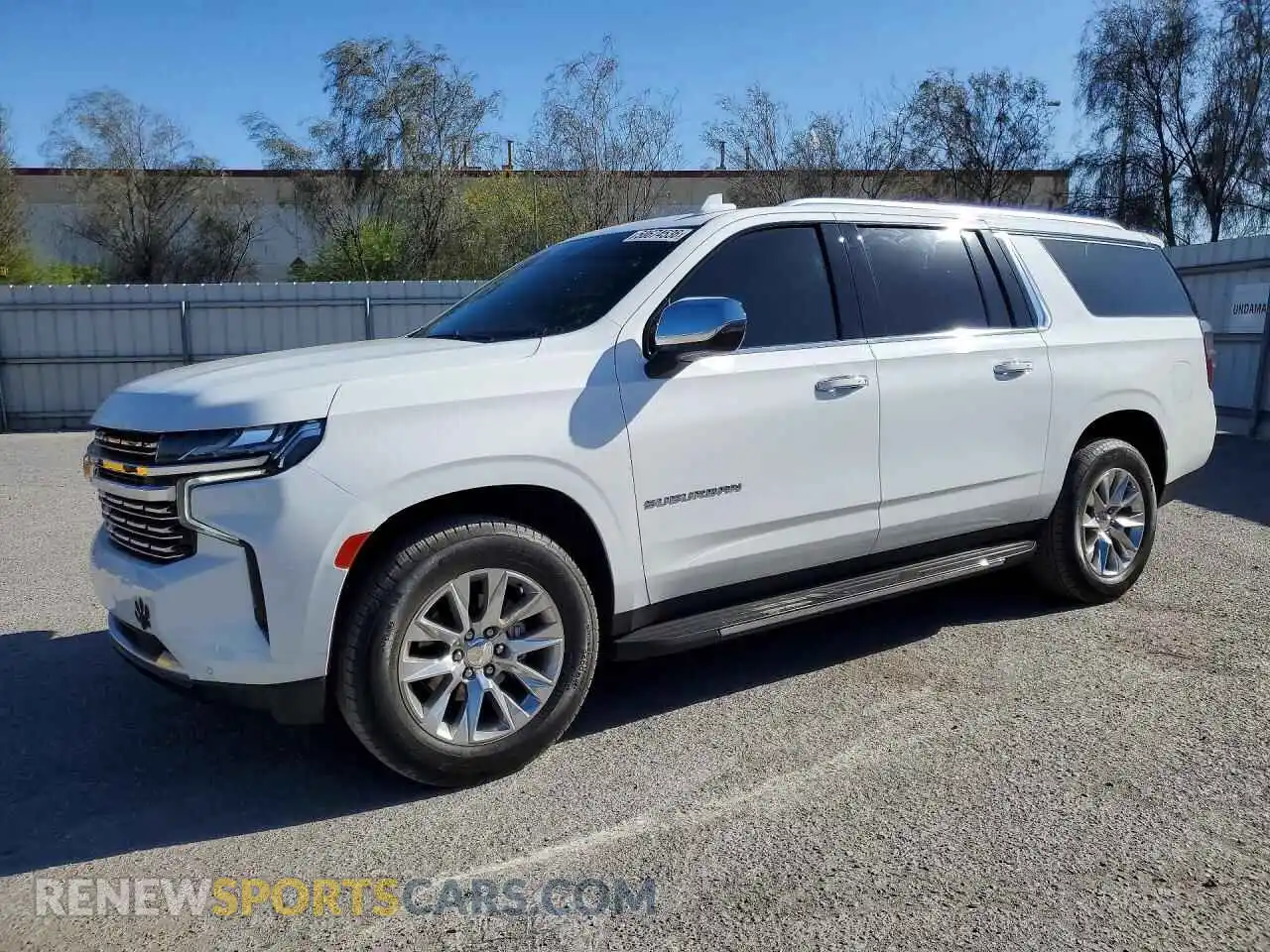 1 Photograph of a damaged car 1GNSCFKDXPR454773 CHEVROLET SUBURBAN 2023