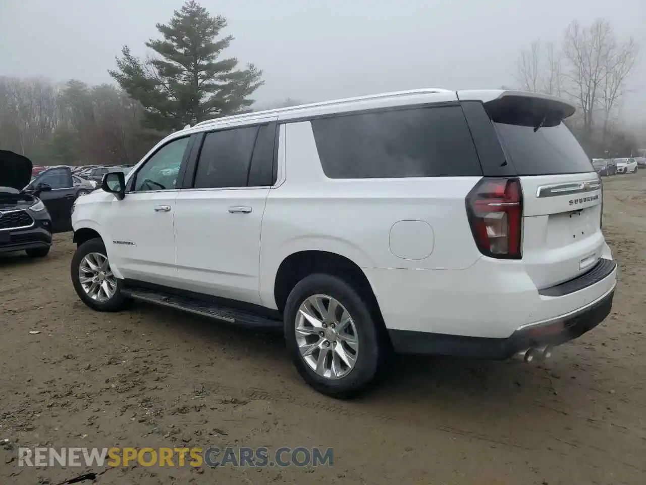 2 Photograph of a damaged car 1GNSCFKDXPR544957 CHEVROLET SUBURBAN 2023