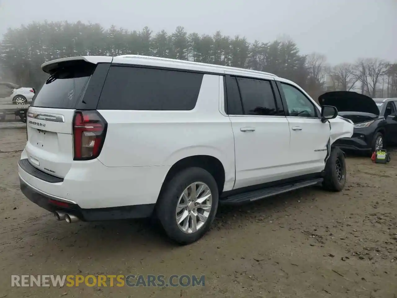 3 Photograph of a damaged car 1GNSCFKDXPR544957 CHEVROLET SUBURBAN 2023