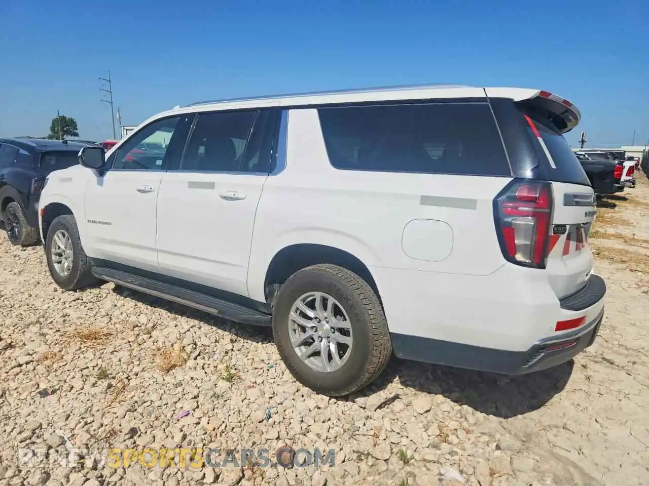2 Photograph of a damaged car 1GNSKBKD3PR180151 CHEVROLET SUBURBAN 2023