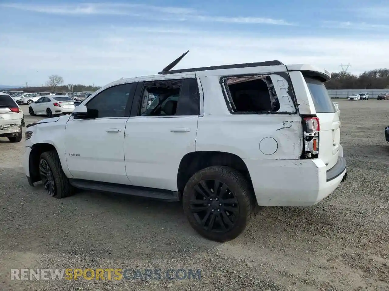 2 Photograph of a damaged car 1GNSKBKC7KR366386 CHEVROLET TAHOE 2019
