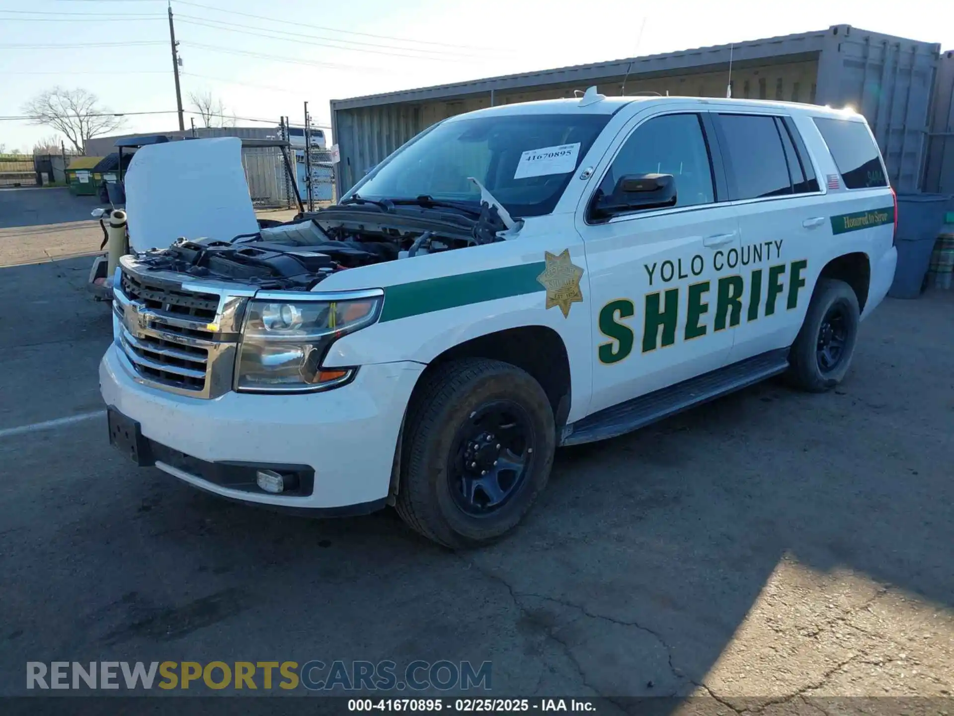 2 Photograph of a damaged car 1GNLCDEC8LR283902 CHEVROLET TAHOE 2020