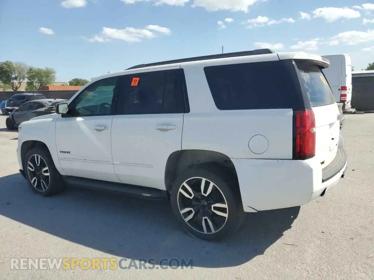 2 Photograph of a damaged car 1GNSCCKJ5LR117426 CHEVROLET TAHOE 2020