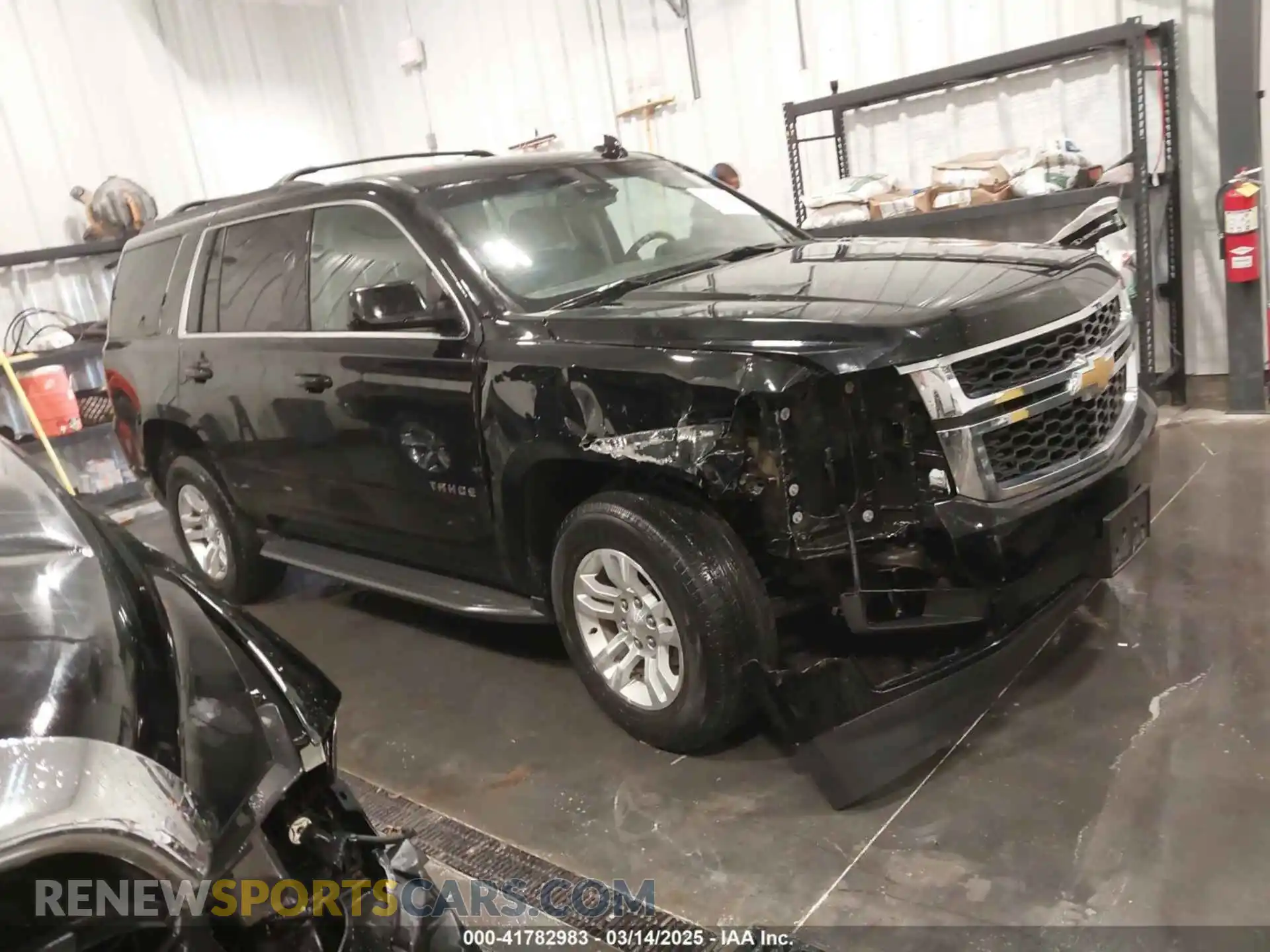 1 Photograph of a damaged car 1GNSKBKC2LR123473 CHEVROLET TAHOE 2020