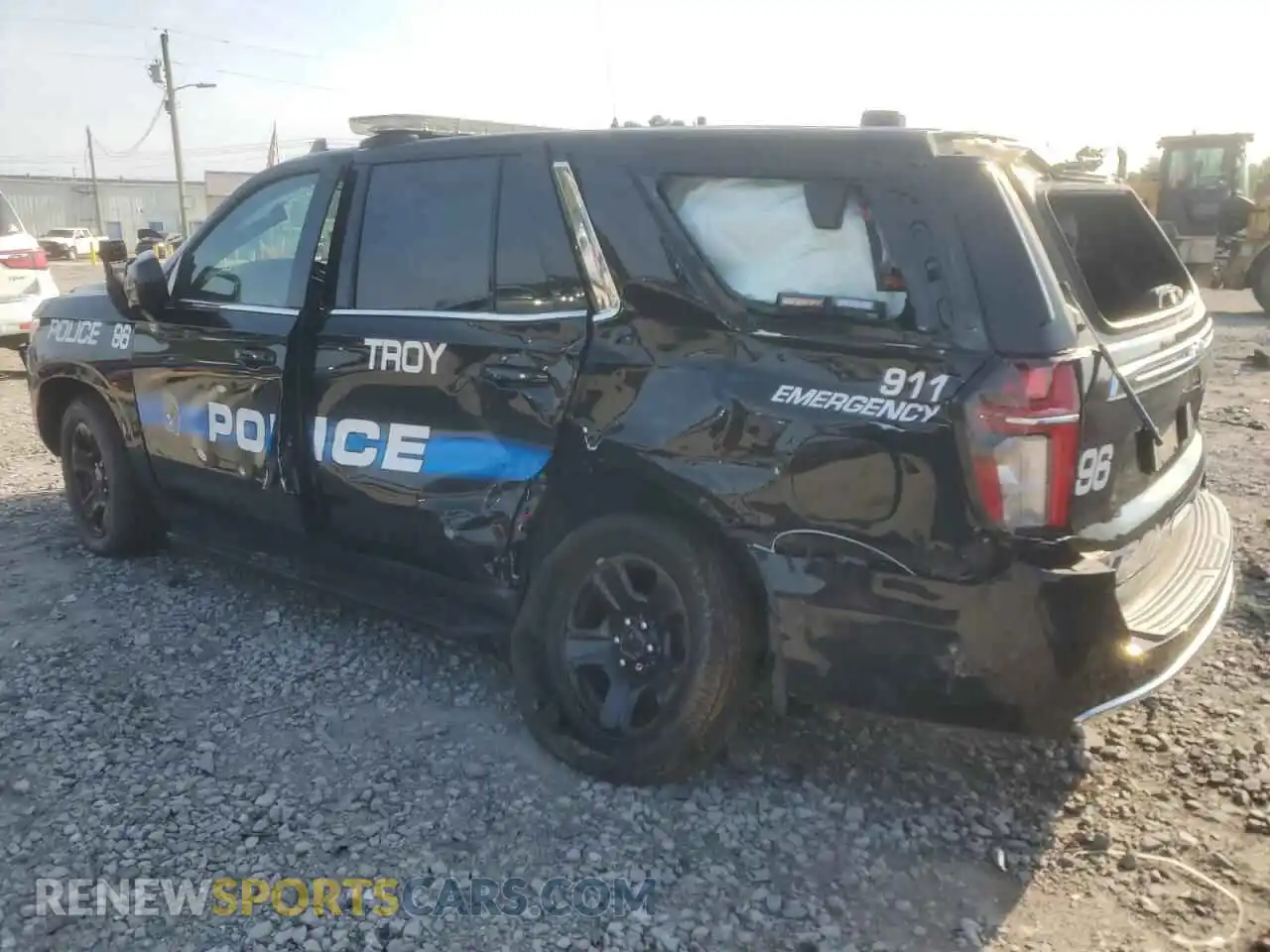 2 Photograph of a damaged car 1GNSCLED3MR451056 CHEVROLET TAHOE 2021