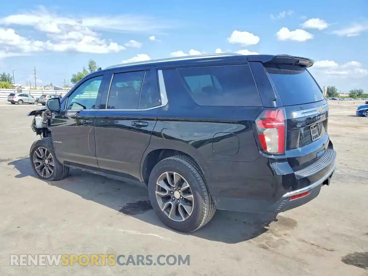 2 Photograph of a damaged car 1GNSCMKD2MR271397 CHEVROLET TAHOE 2021