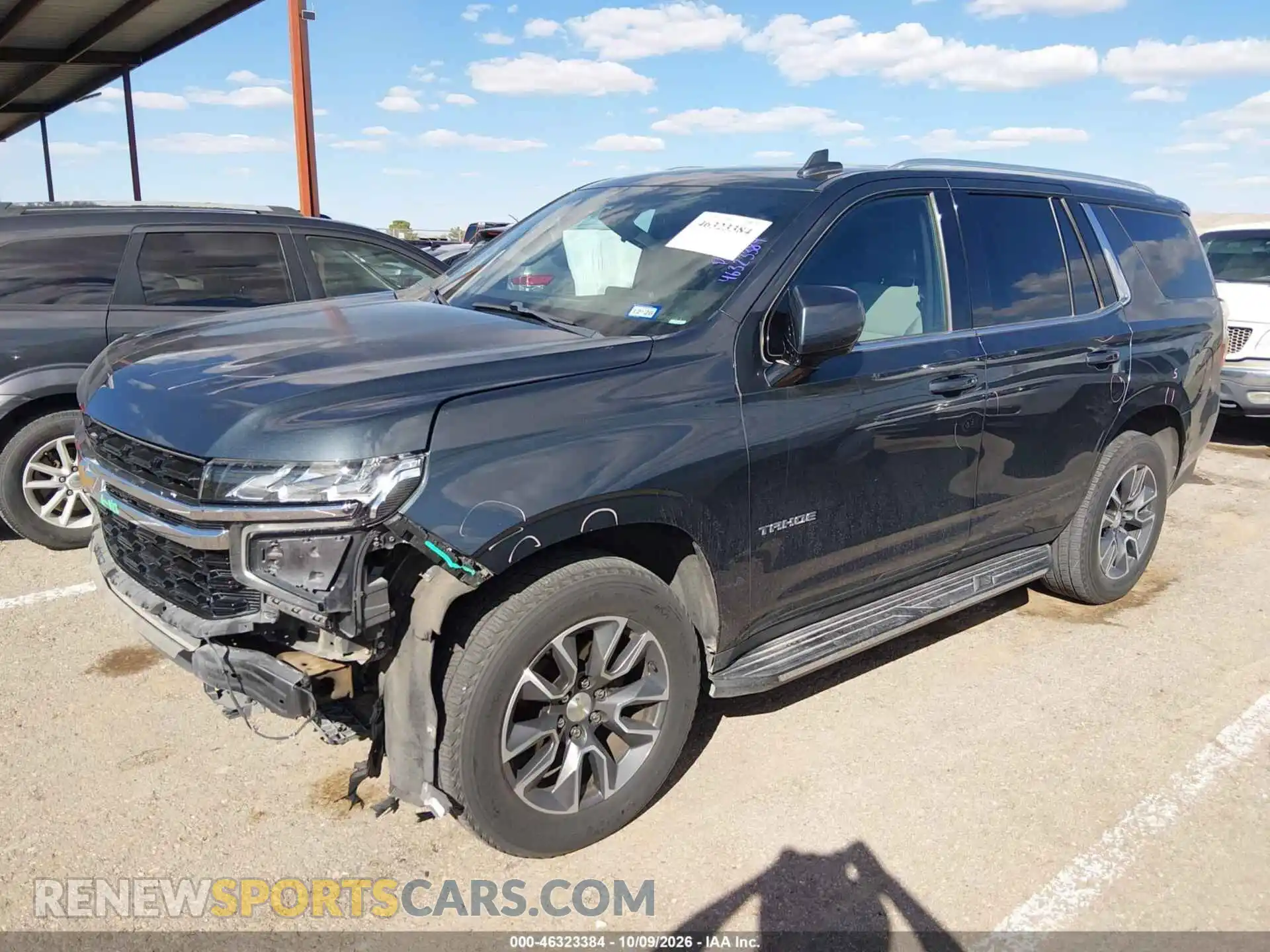 2 Photograph of a damaged car 1GNSCMKD9MR406701 CHEVROLET TAHOE 2021