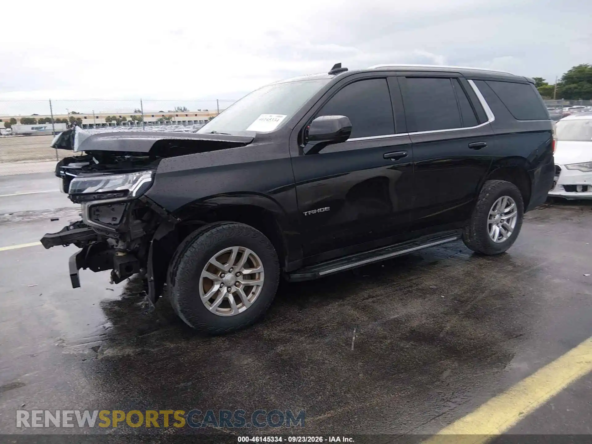 2 Photograph of a damaged car 1GNSCNKD1MR189442 CHEVROLET TAHOE 2021