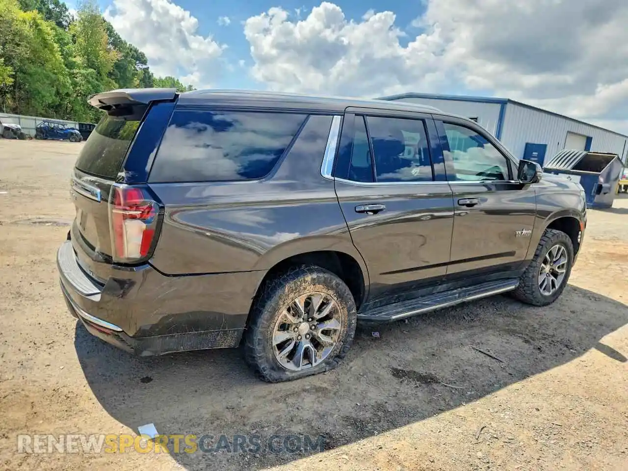 3 fotografías del automóvil dañado 1GNSCNKD2MR185061 CHEVROLET TAHOE 2021