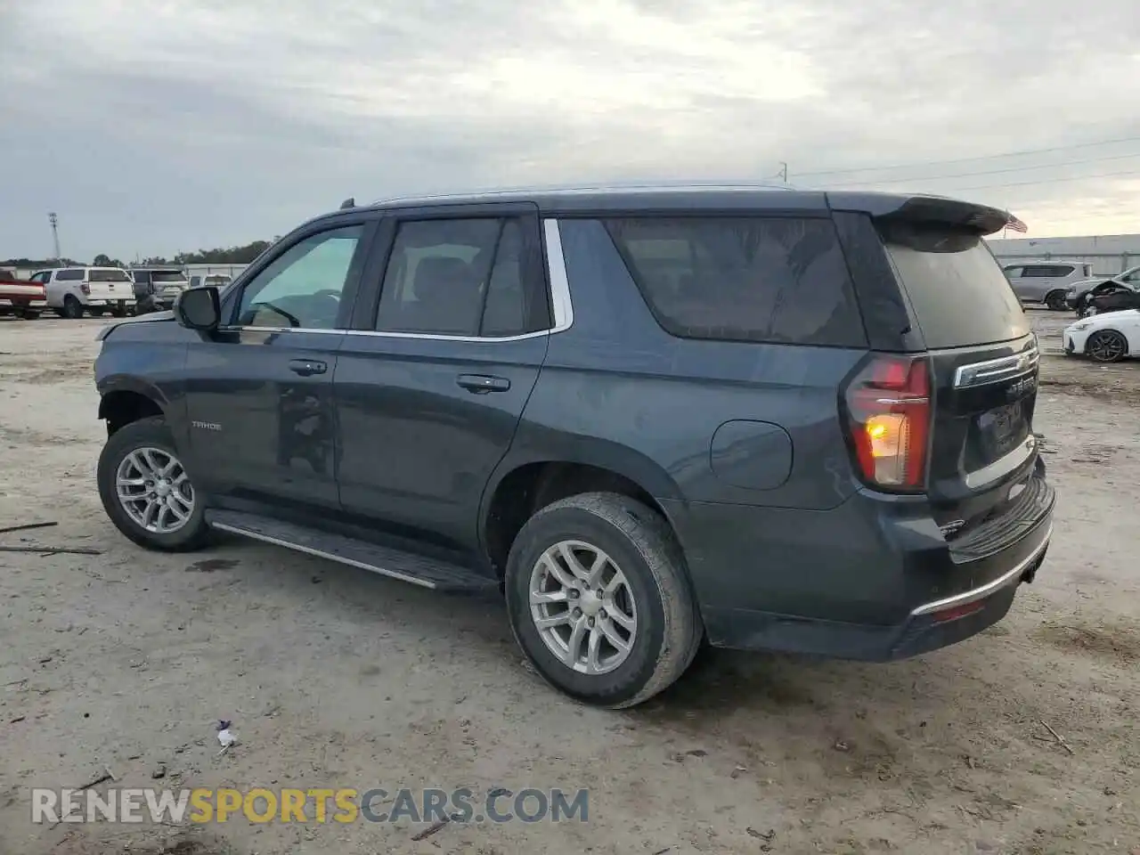 2 Photograph of a damaged car 1GNSCNKD5MR252123 CHEVROLET TAHOE 2021