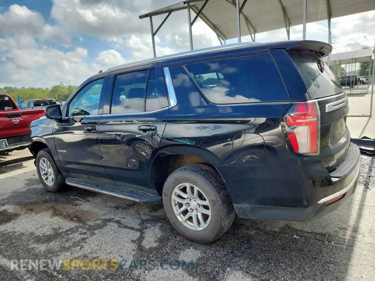 2 Фотография поврежденного автомобиля 1GNSCNKD5MR368986 CHEVROLET TAHOE 2021