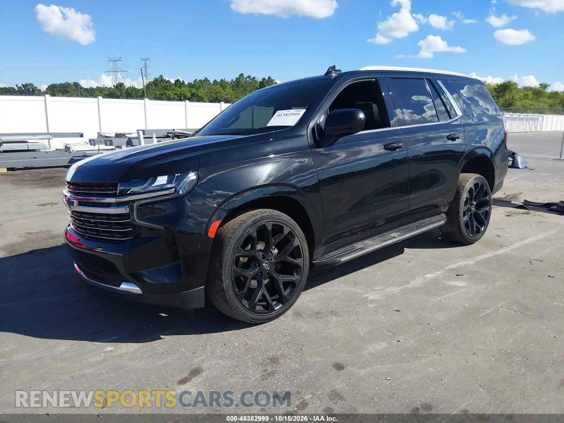 2 Photograph of a damaged car 1GNSCNKD6MR201701 CHEVROLET TAHOE 2021
