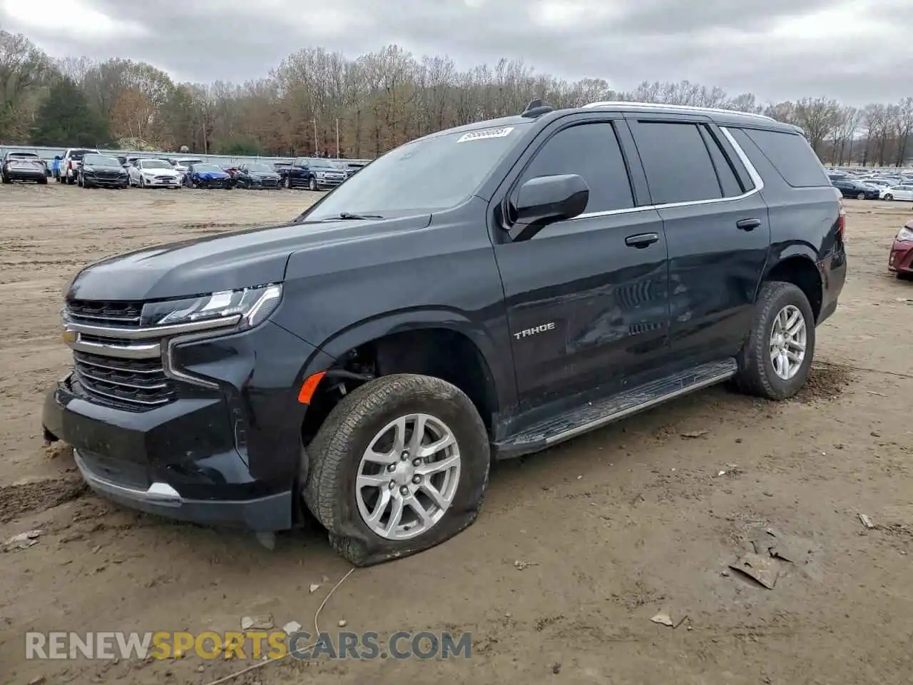 1 Photograph of a damaged car 1GNSCNKD8MR248213 CHEVROLET TAHOE 2021