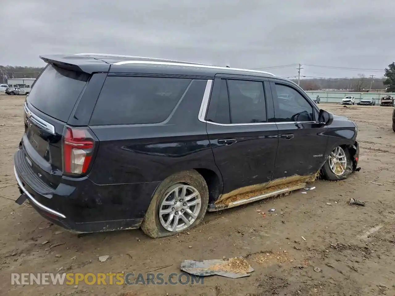 3 Photograph of a damaged car 1GNSCNKD8MR248213 CHEVROLET TAHOE 2021