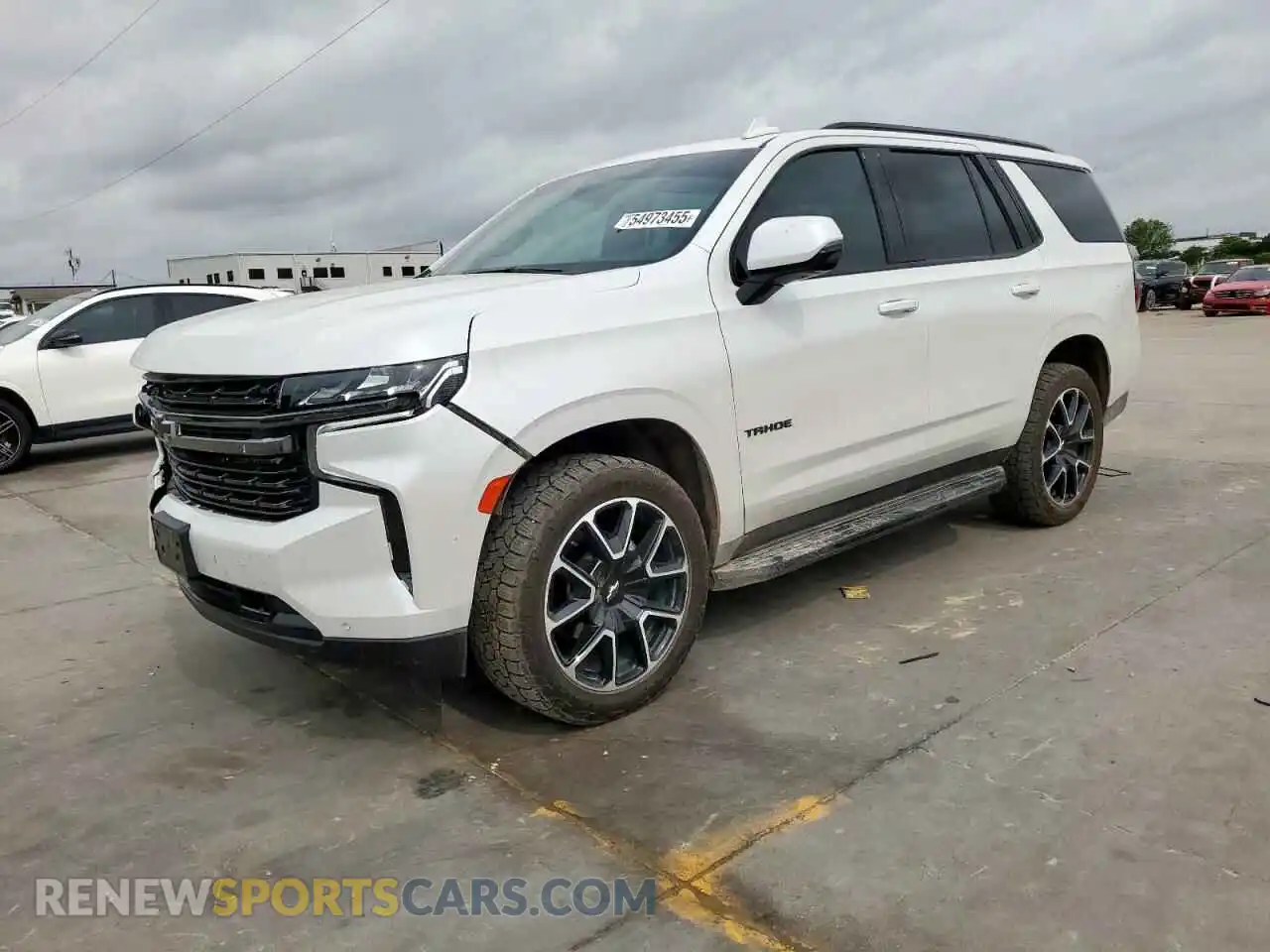 1 Photograph of a damaged car 1GNSCRKD2MR300815 CHEVROLET TAHOE 2021