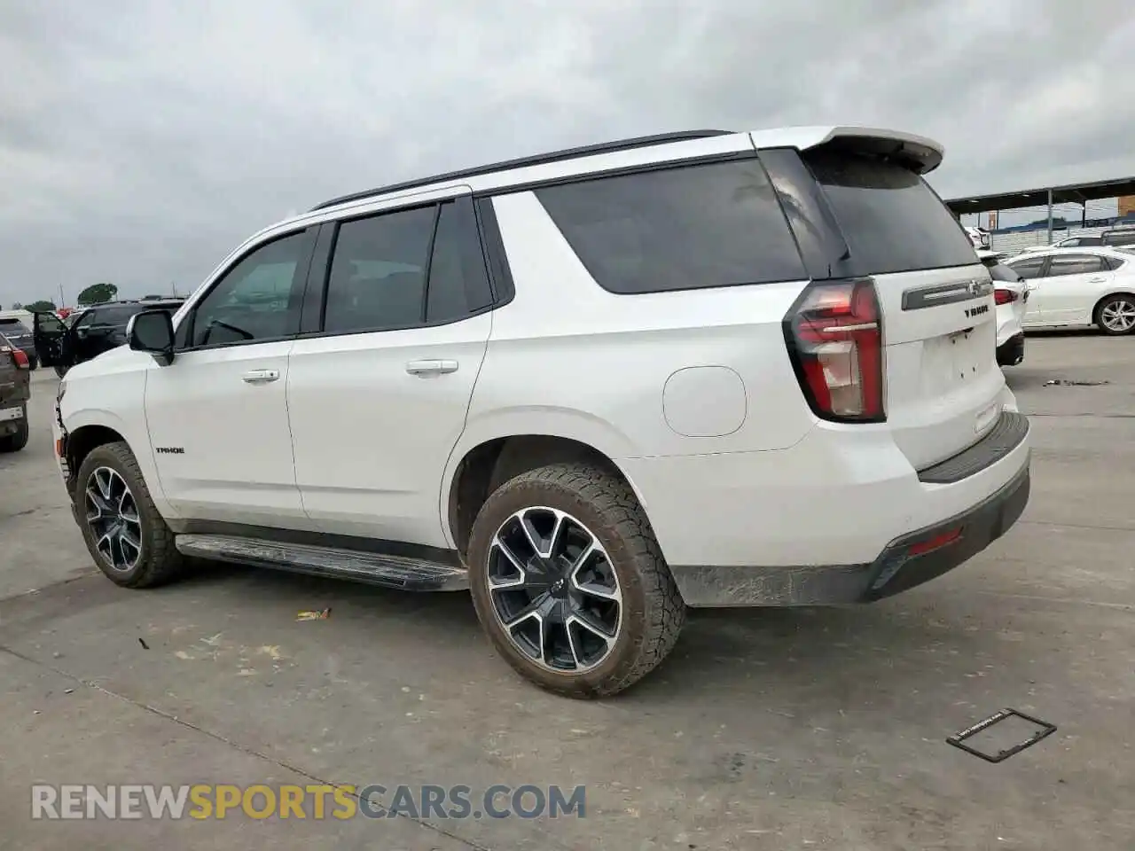 2 Photograph of a damaged car 1GNSCRKD2MR300815 CHEVROLET TAHOE 2021