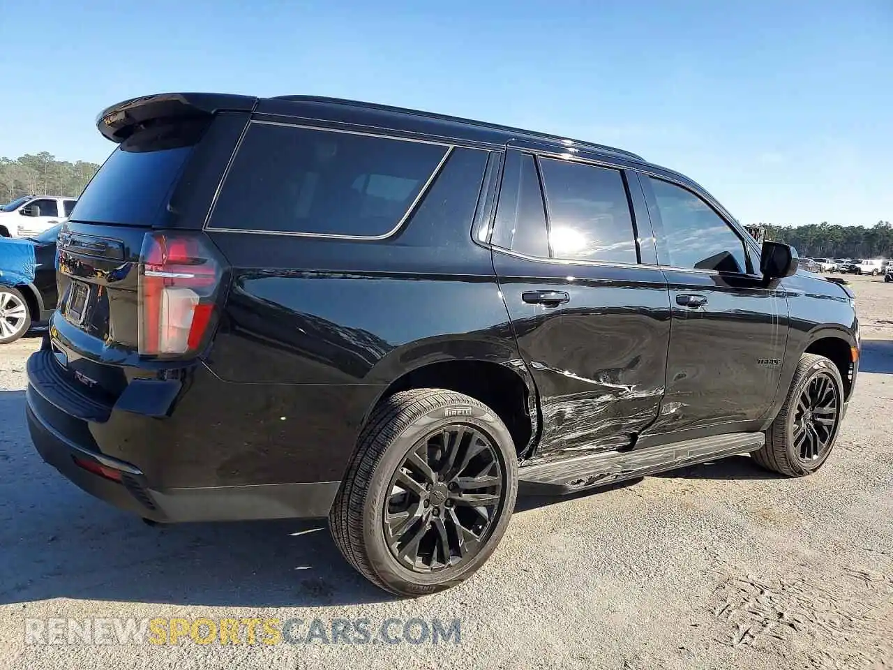 3 Photograph of a damaged car 1GNSCRKD2MR458278 CHEVROLET TAHOE 2021