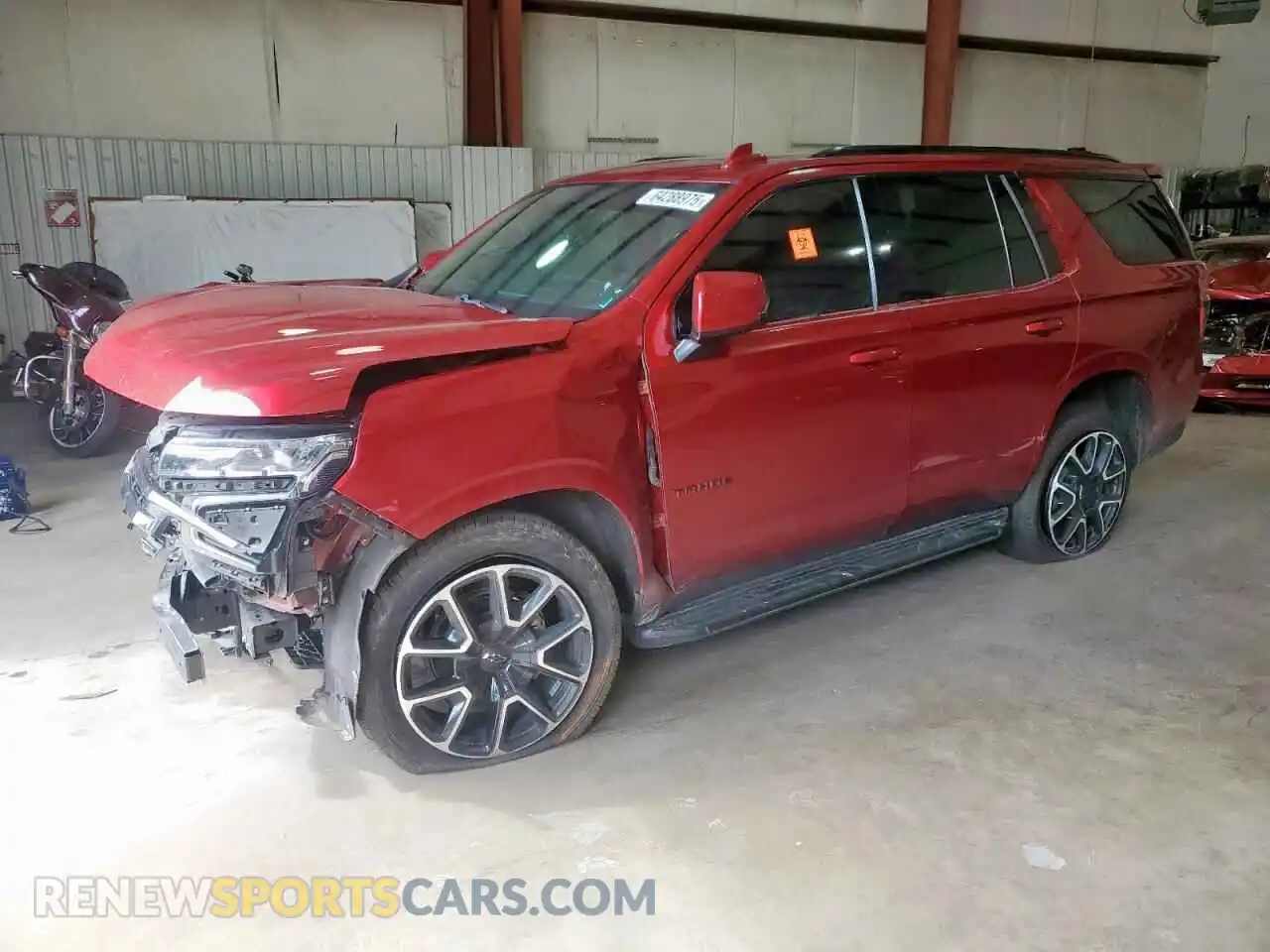 1 Photograph of a damaged car 1GNSCRKD3MR263502 CHEVROLET TAHOE 2021