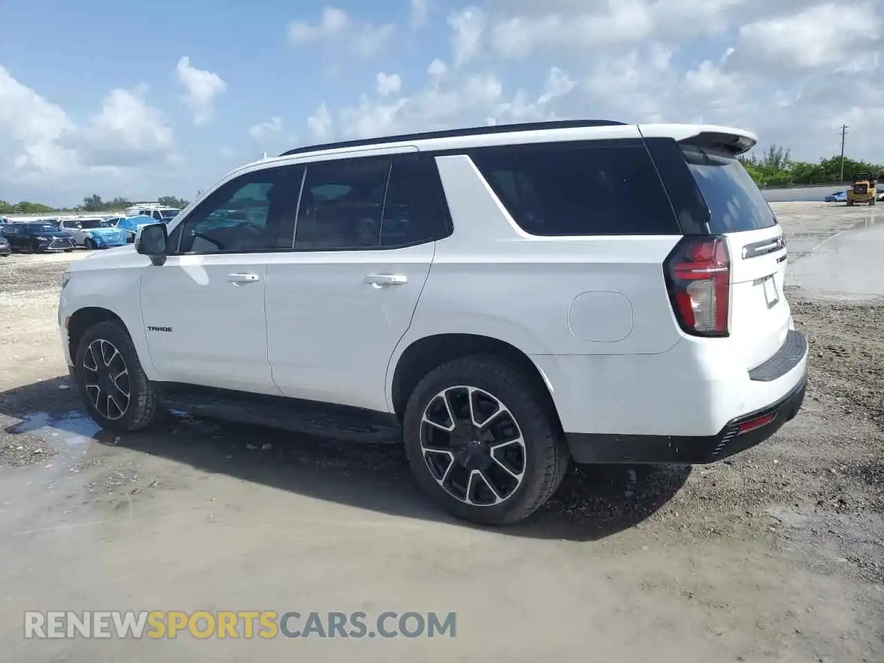 2 Photograph of a damaged car 1GNSCRKD3MR343124 CHEVROLET TAHOE 2021