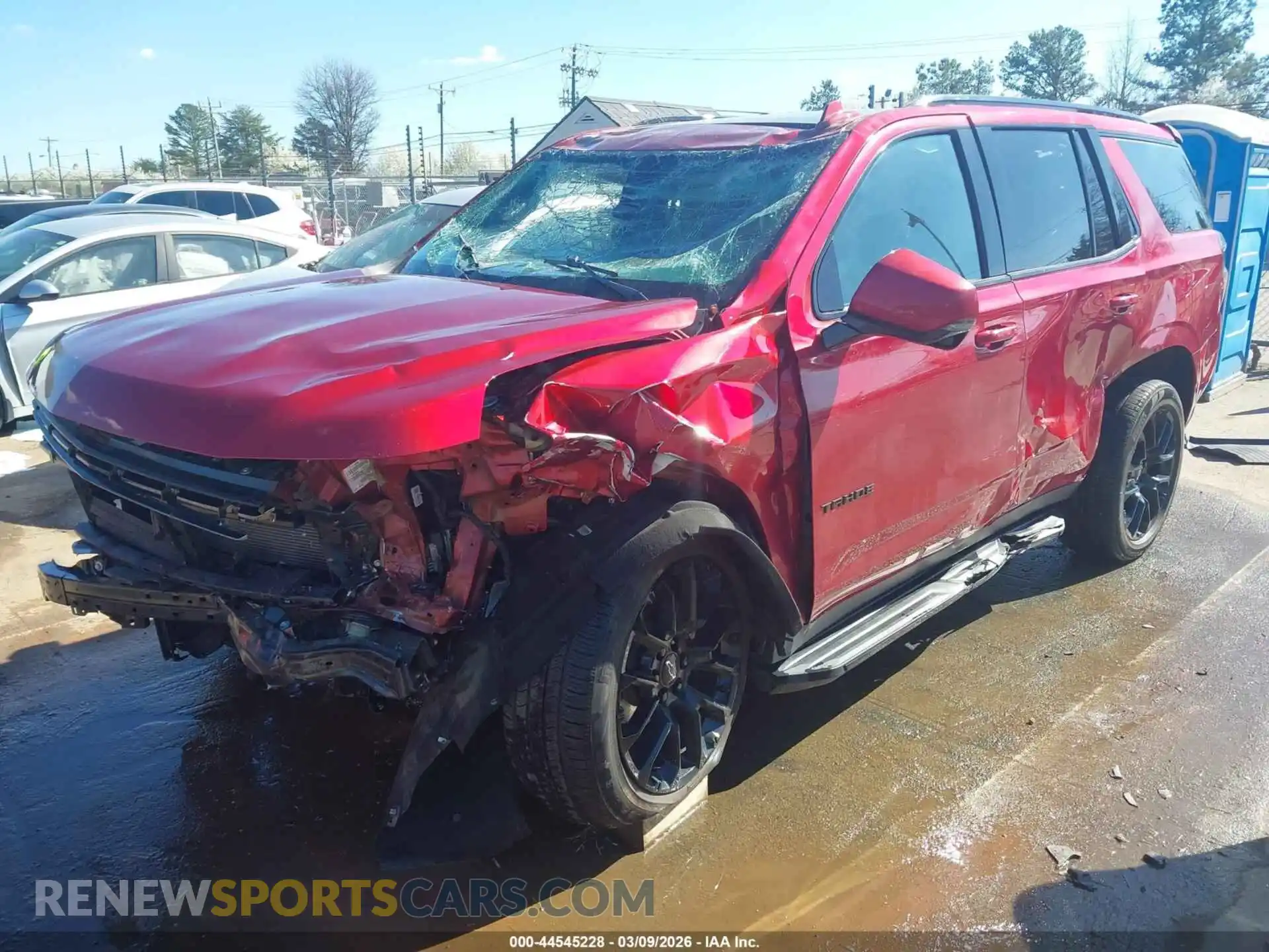 2 Photograph of a damaged car 1GNSCRKD7MR289035 CHEVROLET TAHOE 2021