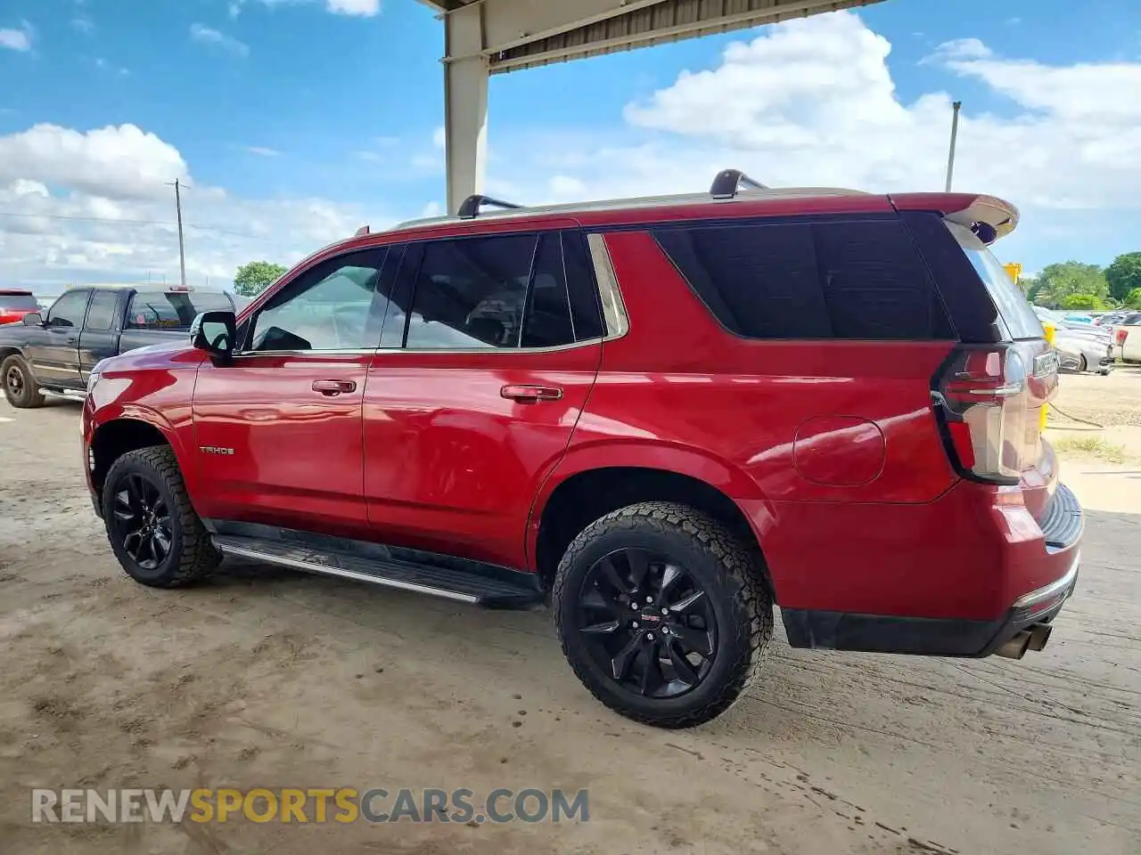 2 Photograph of a damaged car 1GNSCSKD2MR138272 CHEVROLET TAHOE 2021