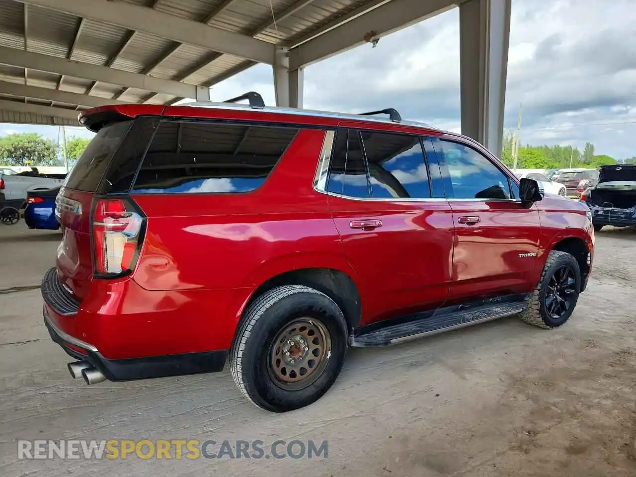 3 Photograph of a damaged car 1GNSCSKD2MR138272 CHEVROLET TAHOE 2021