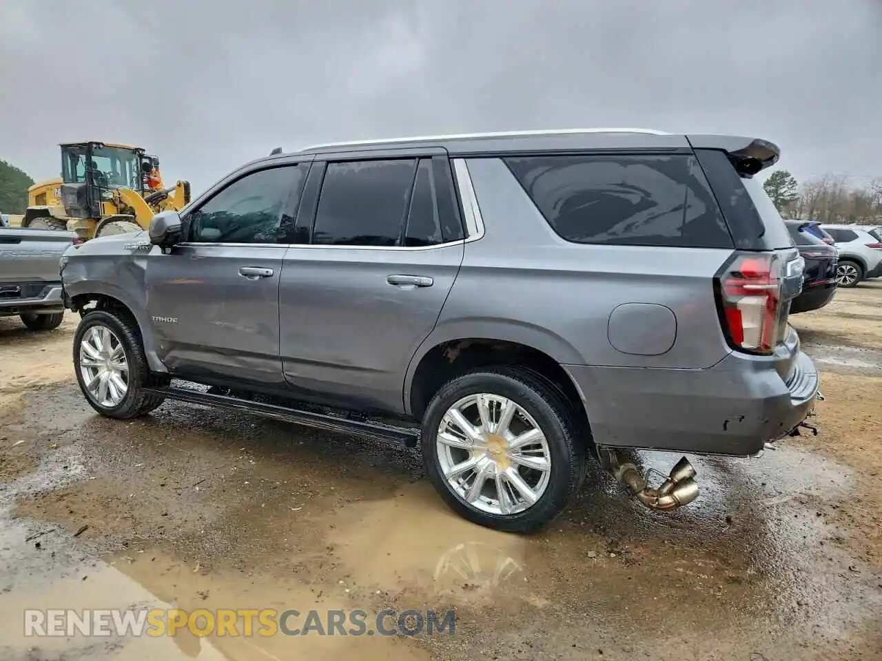 2 Photograph of a damaged car 1GNSCTKLXMR190892 CHEVROLET TAHOE 2021