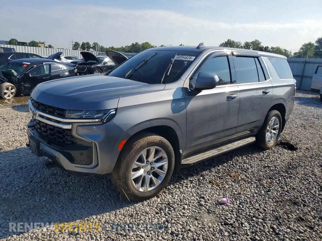 1 Photograph of a damaged car 1GNSKLED1MR330965 CHEVROLET TAHOE 2021