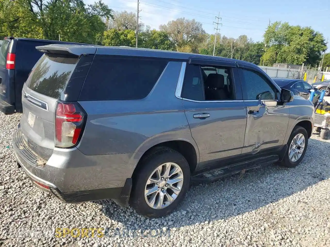 3 Photograph of a damaged car 1GNSKLED1MR330965 CHEVROLET TAHOE 2021