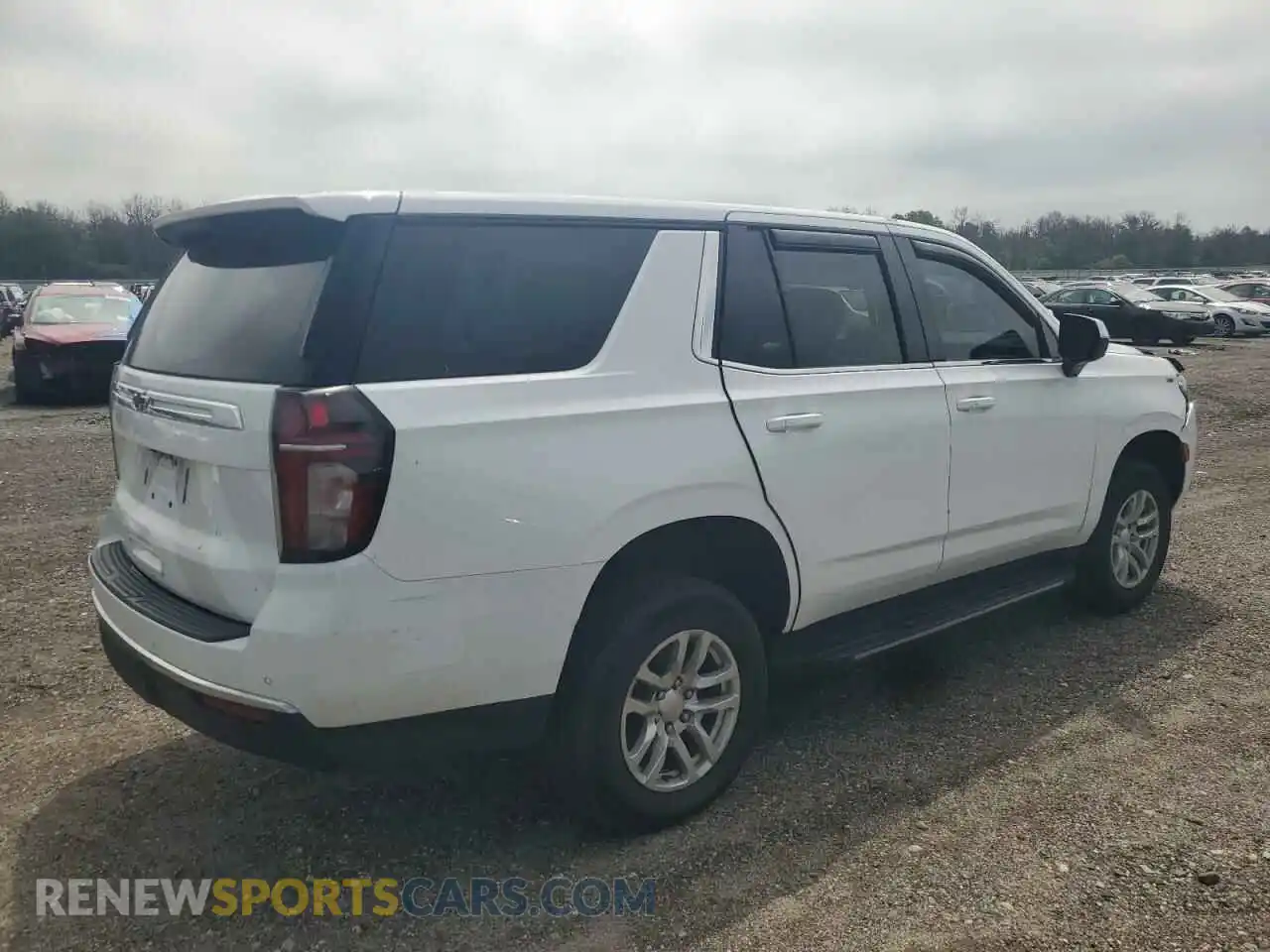3 Photograph of a damaged car 1GNSKLED5MR346070 CHEVROLET TAHOE 2021