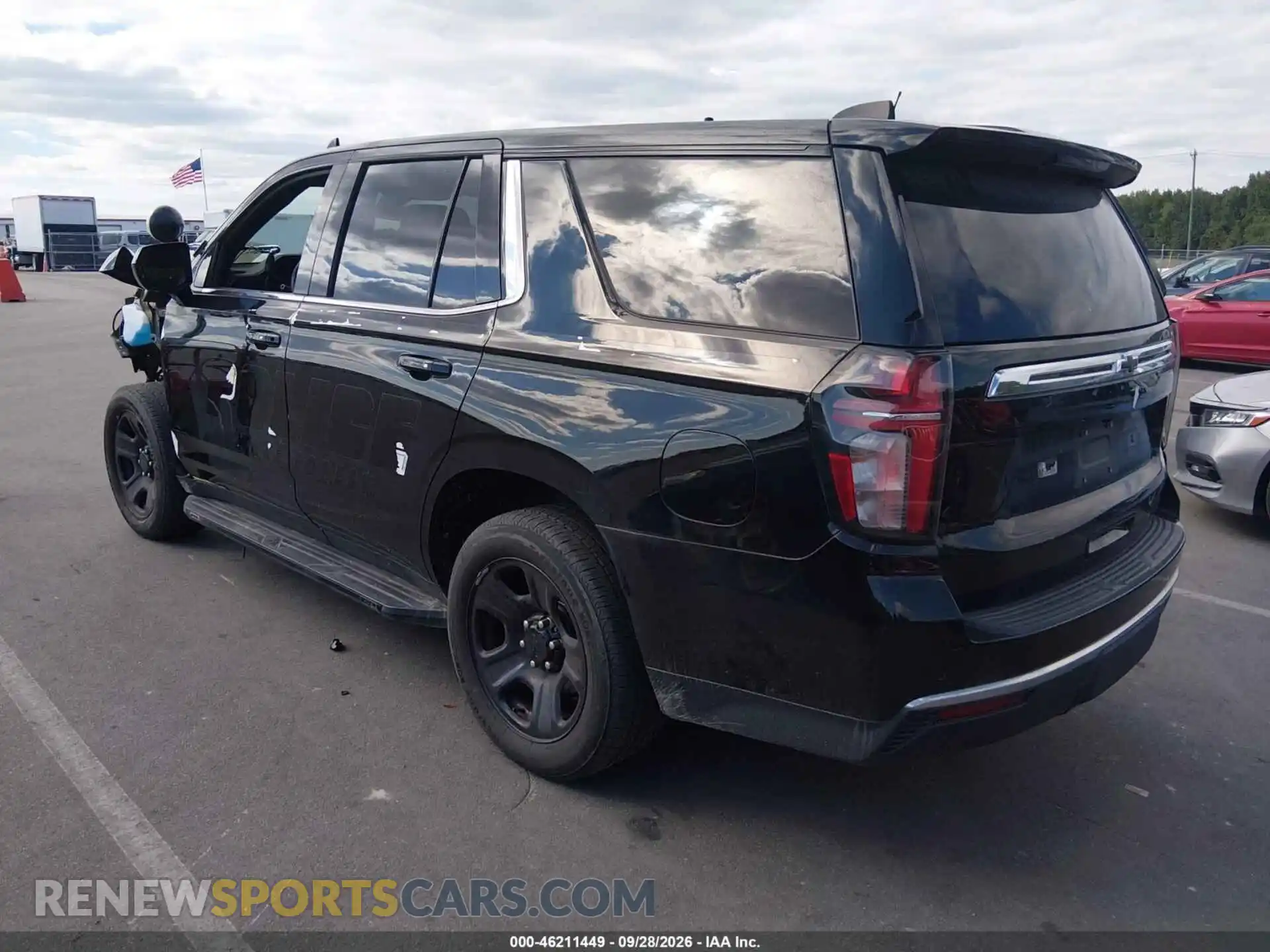 3 Photograph of a damaged car 1GNSKLED6MR369521 CHEVROLET TAHOE 2021