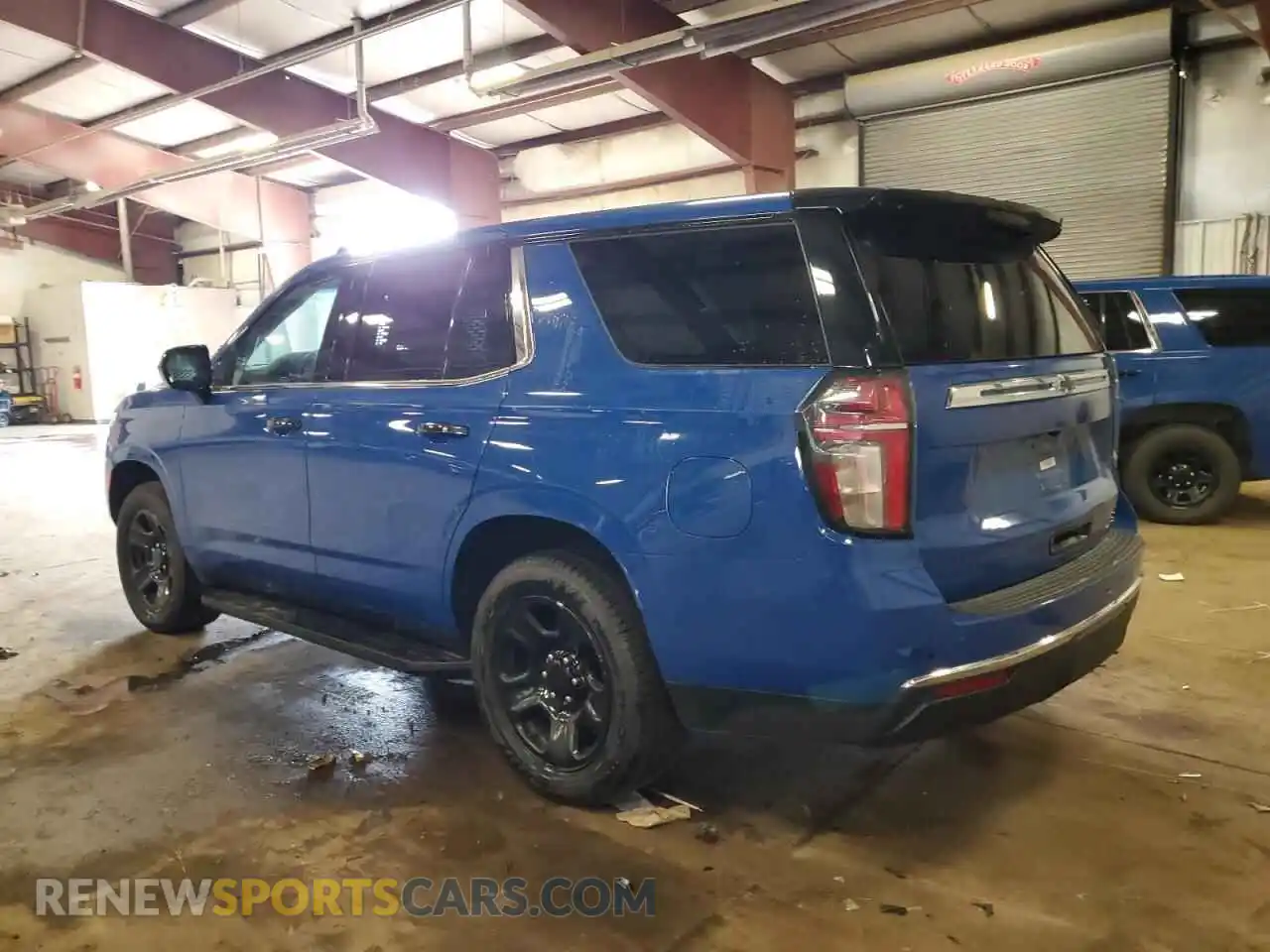 2 Photograph of a damaged car 1GNSKLED6MR452057 CHEVROLET TAHOE 2021
