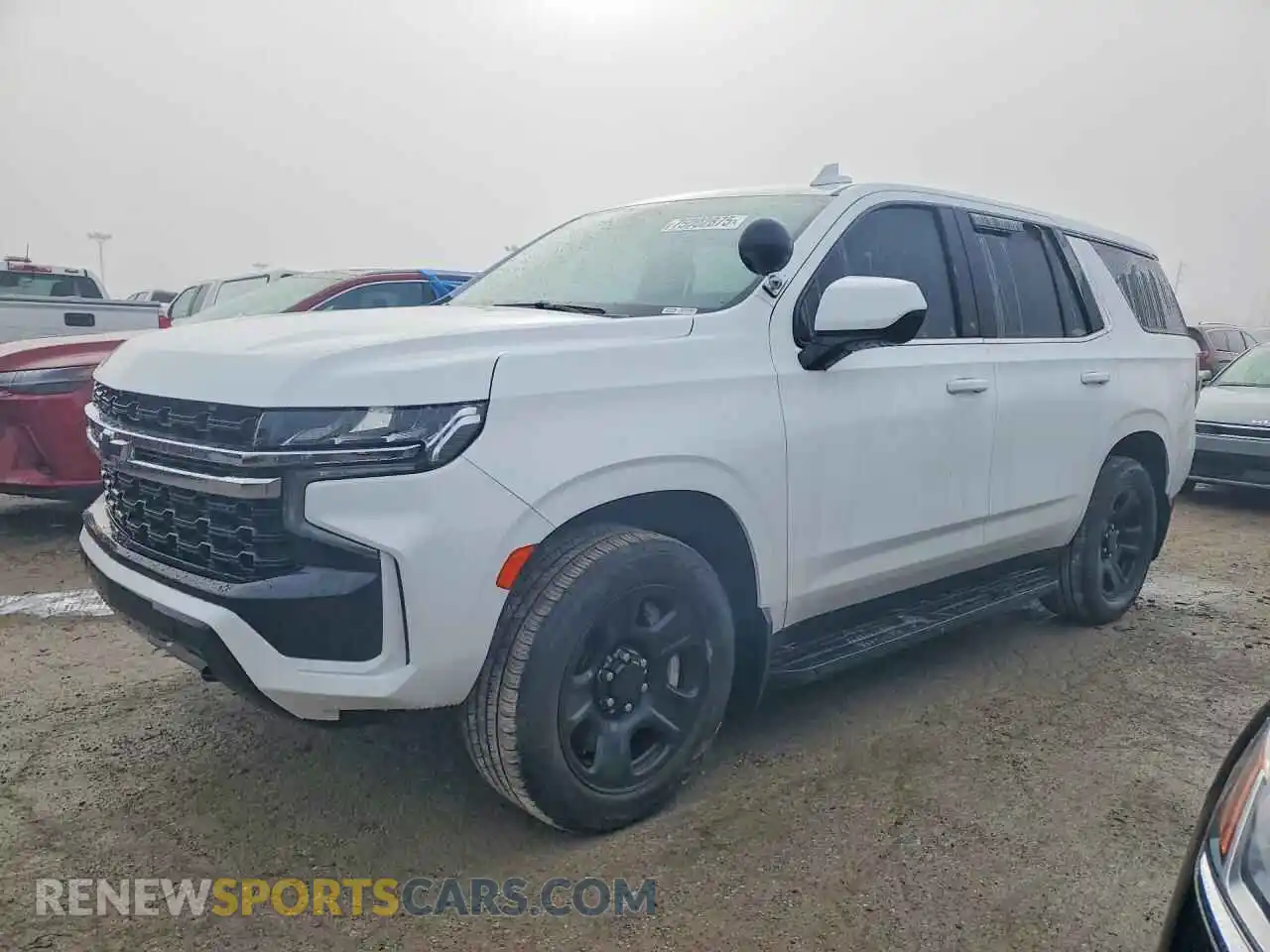 1 Photograph of a damaged car 1GNSKLED7MR455033 CHEVROLET TAHOE 2021