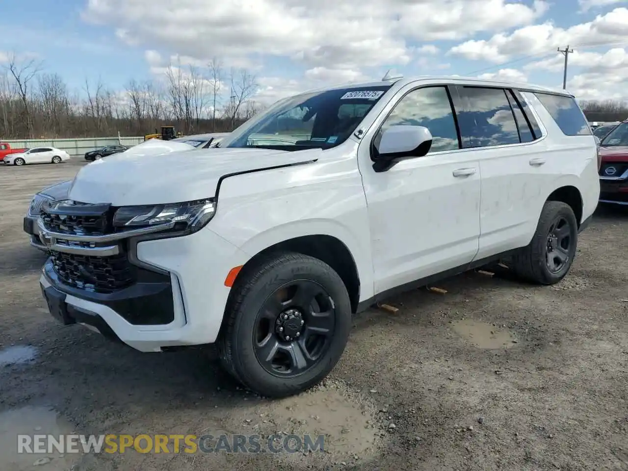 1 Photograph of a damaged car 1GNSKLED8MR266097 CHEVROLET TAHOE 2021